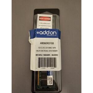 Addon N54489 AM266DR2/1GB - 1GB ECC REG DDR 266MHZ 184Pin Major OEM Memory